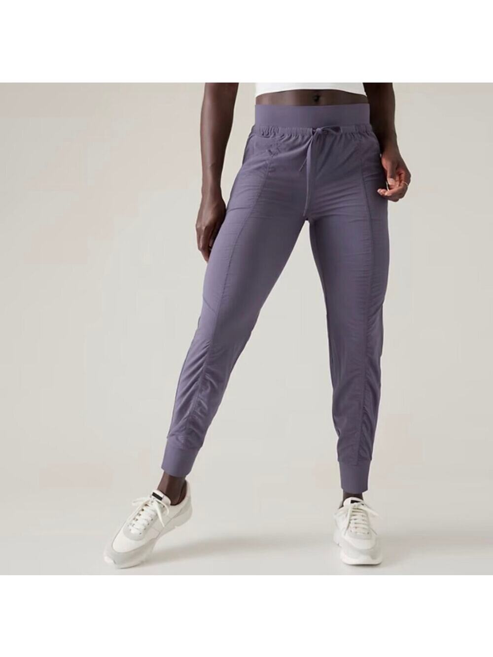 Athleta Pants Womens 4 Purple Attitude Jogger Athletic Tapered Hiking Travel Gym
